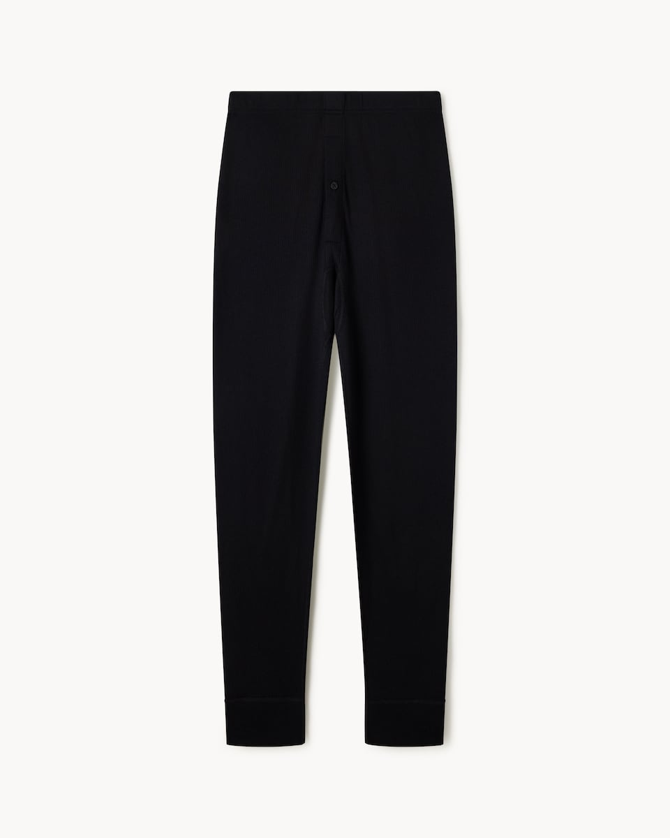 F&F WARMPLUS™ Medium Warmth Thermal Long Johns in Black