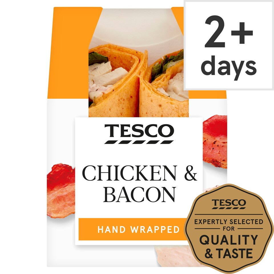 Tesco Chicken & Bacon Wrap Tesco Groceries