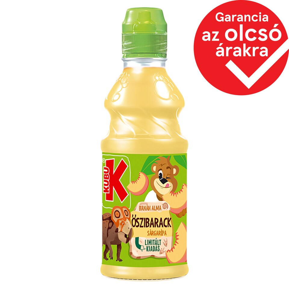 Kubu Banana Apple Peach Mixed Fruit and Vegetable Drink 300 ml