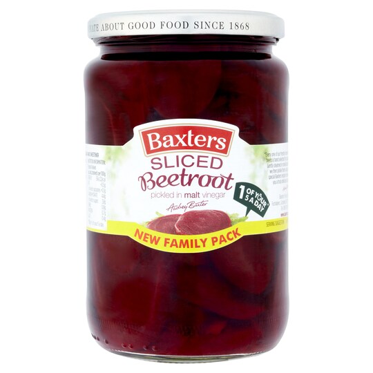 BAXTERS SLICED BEETROOT 710G Tesco Groceries
