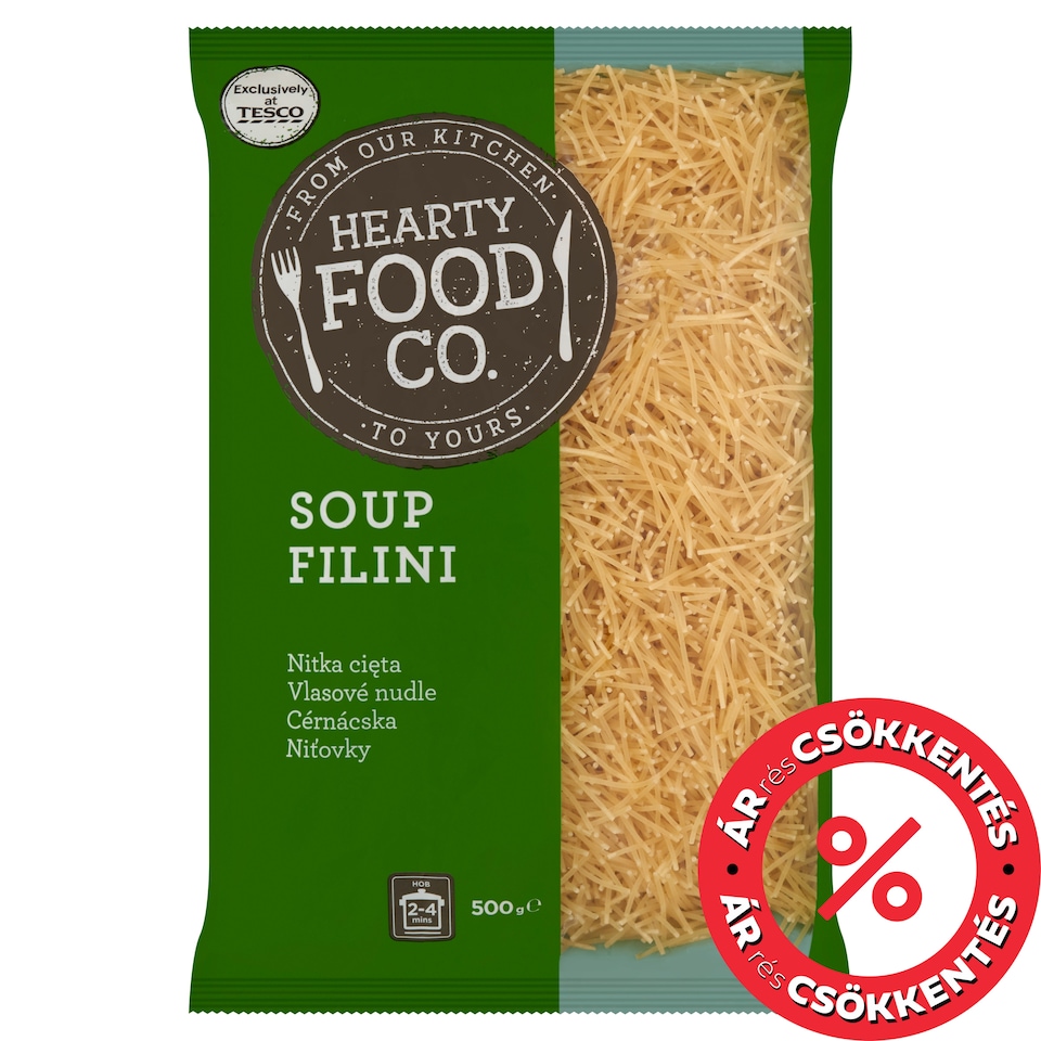Hearty Food Co. Soup Filini Dry Pasta without Egg 500 g