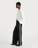 image 2 of The F&F Edit Pinstripe Wide Leg Trousers in Navy