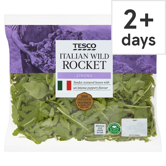 Tesco Wild Rocket 60G Tesco Groceries