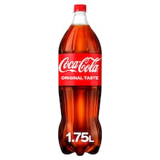 Coca-Cola Original Taste Soft Drink Bottles 1.75L