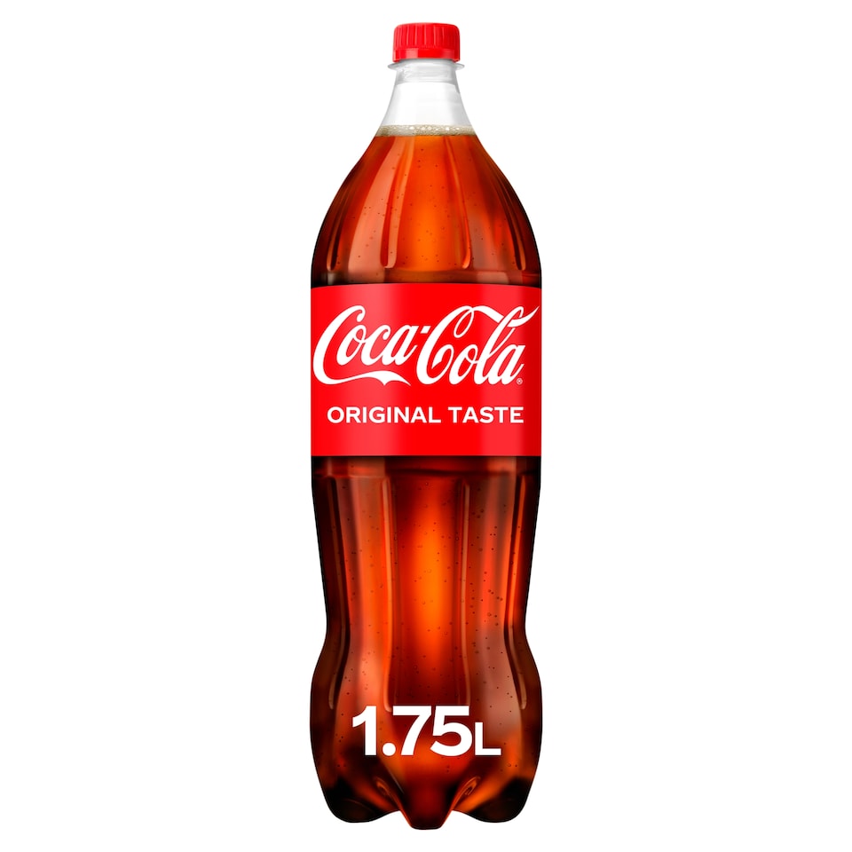 Coca-Cola Original Taste Soft Drink Bottles 1.75L