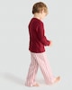 image 3 of F&F Boys Pure Cotton Reindeer Pocket Top and Trousers Pyjamas in Red