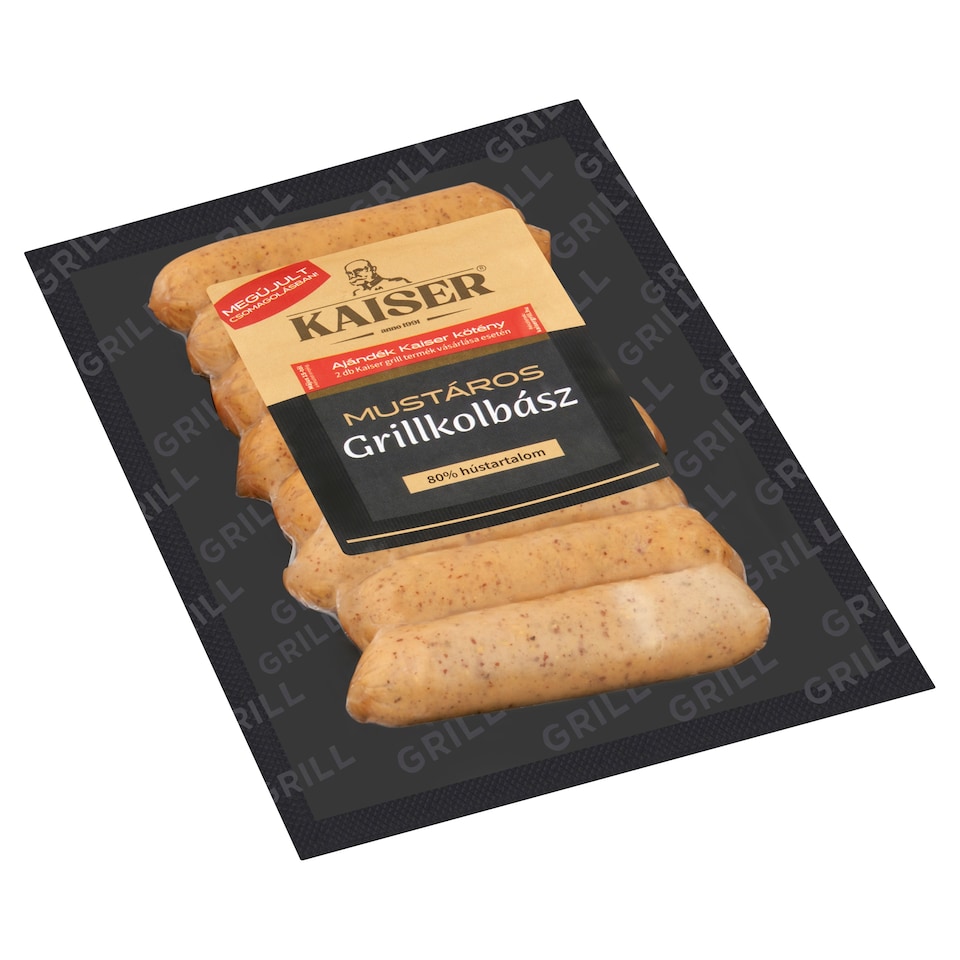 Kaiser mustáros grillkolbász 190 g