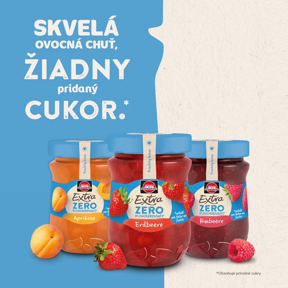 obrázok 1 z Schwartau Extra Zero broskyňa-marakuja 280 g