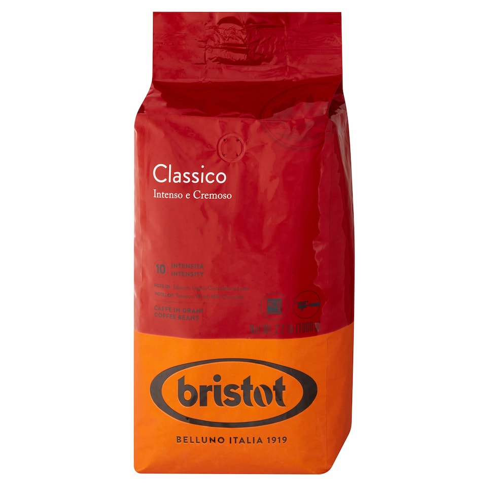 Obrázek 1 pro produkt Bristot Classico směs druhů pražené zrnkové kávy 1000g