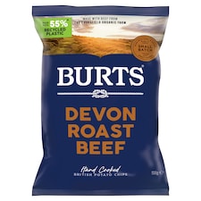 Burts Devon Roast Beef Potato Chips 150G
