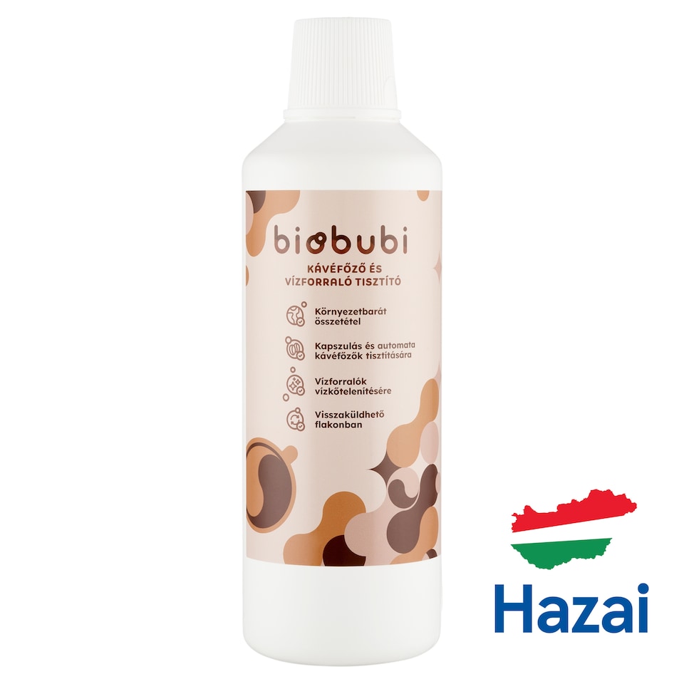 biobubi kávéfőző és vízforraló tisztító 1 l