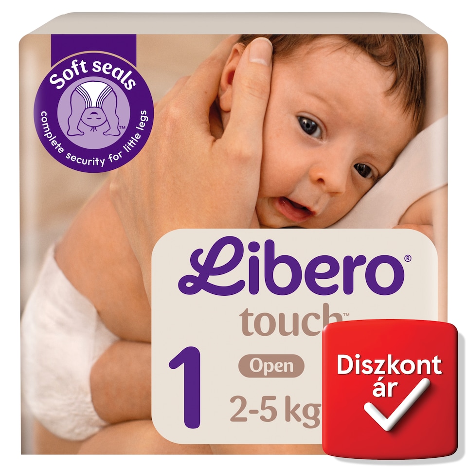 Libero Touch pelenka, méret: 1, 2-5 kg, 22 db  1. kép