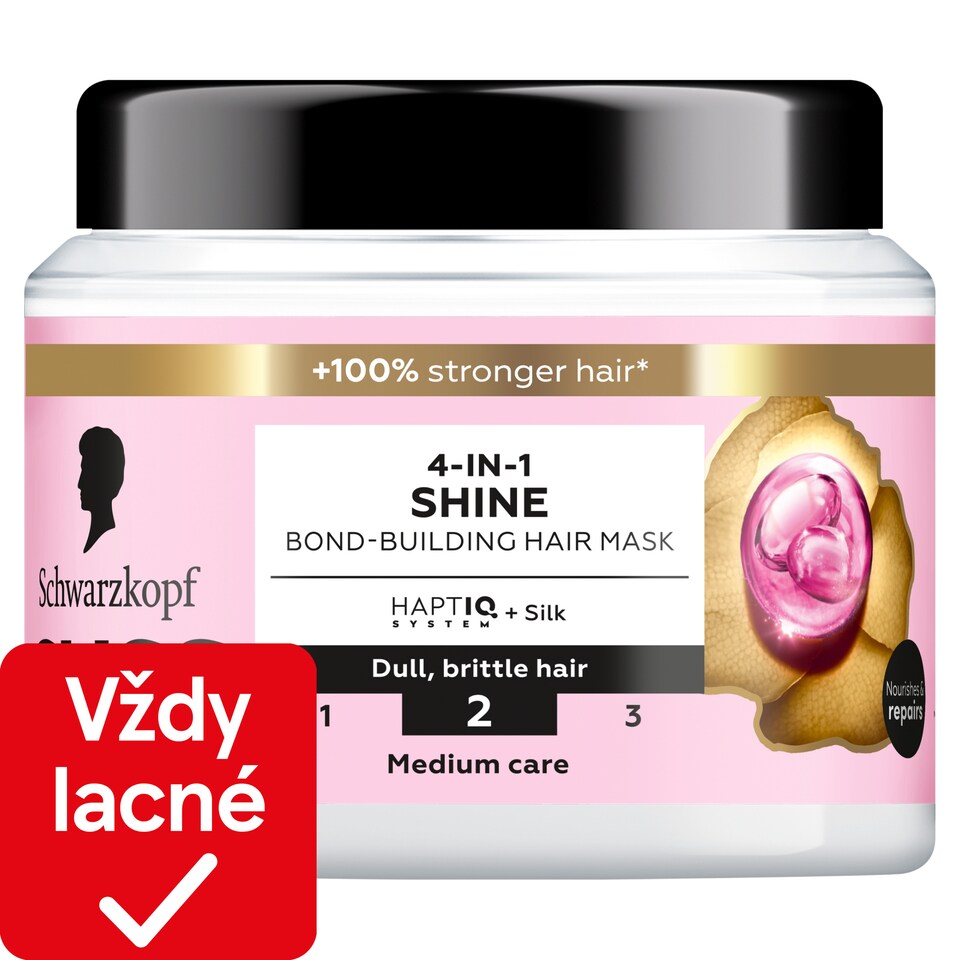 obrázok 1 z Schwarzkopf Gliss vlasová maska pre lesk vlasov 4v1 Liquid Silk 400 ml