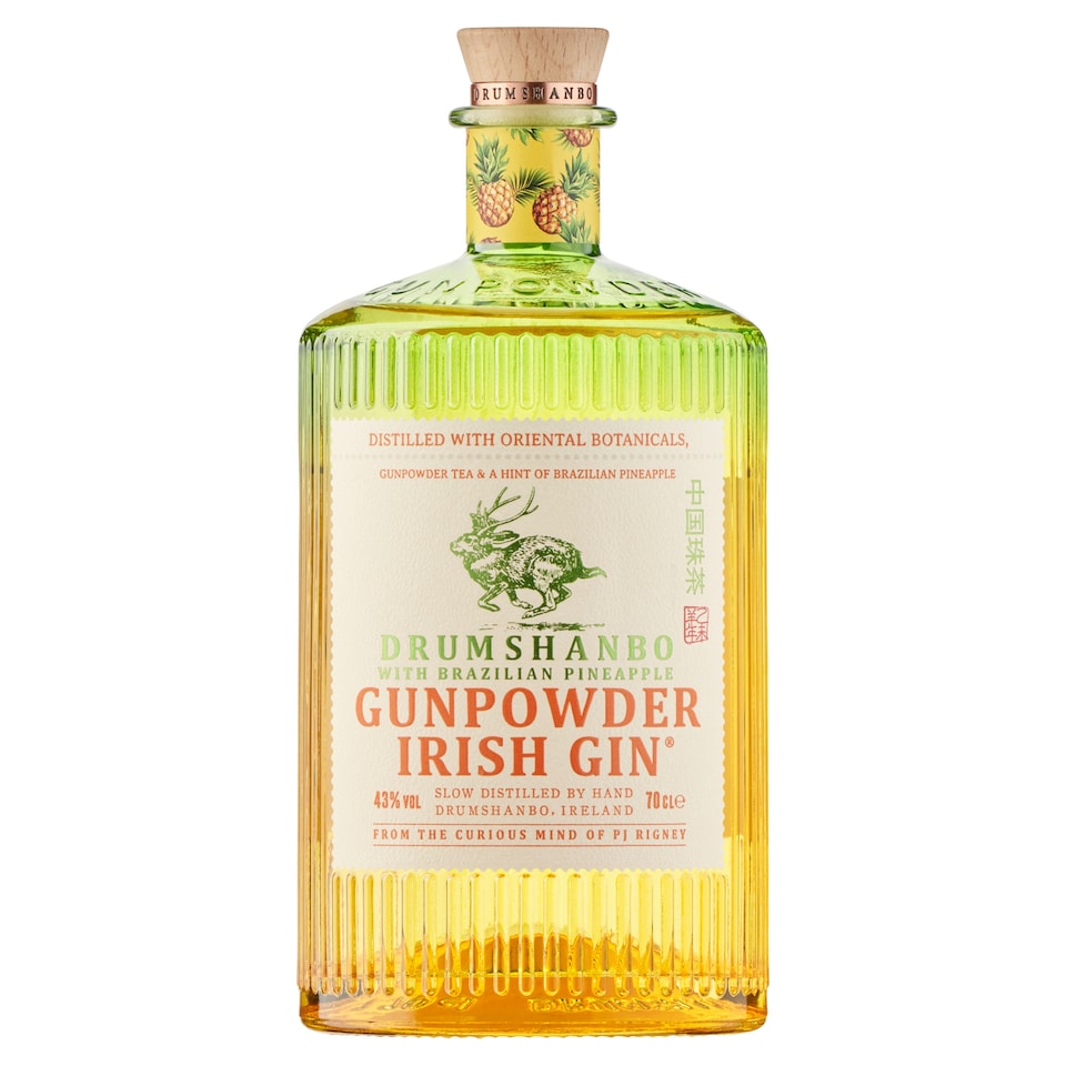 Drumshanbo with Brazilian Pineapple Gunpowder Irish Gin 70cl