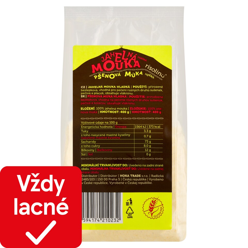 obrázok 1 z Risolino Pšenová múka hladká 400 g