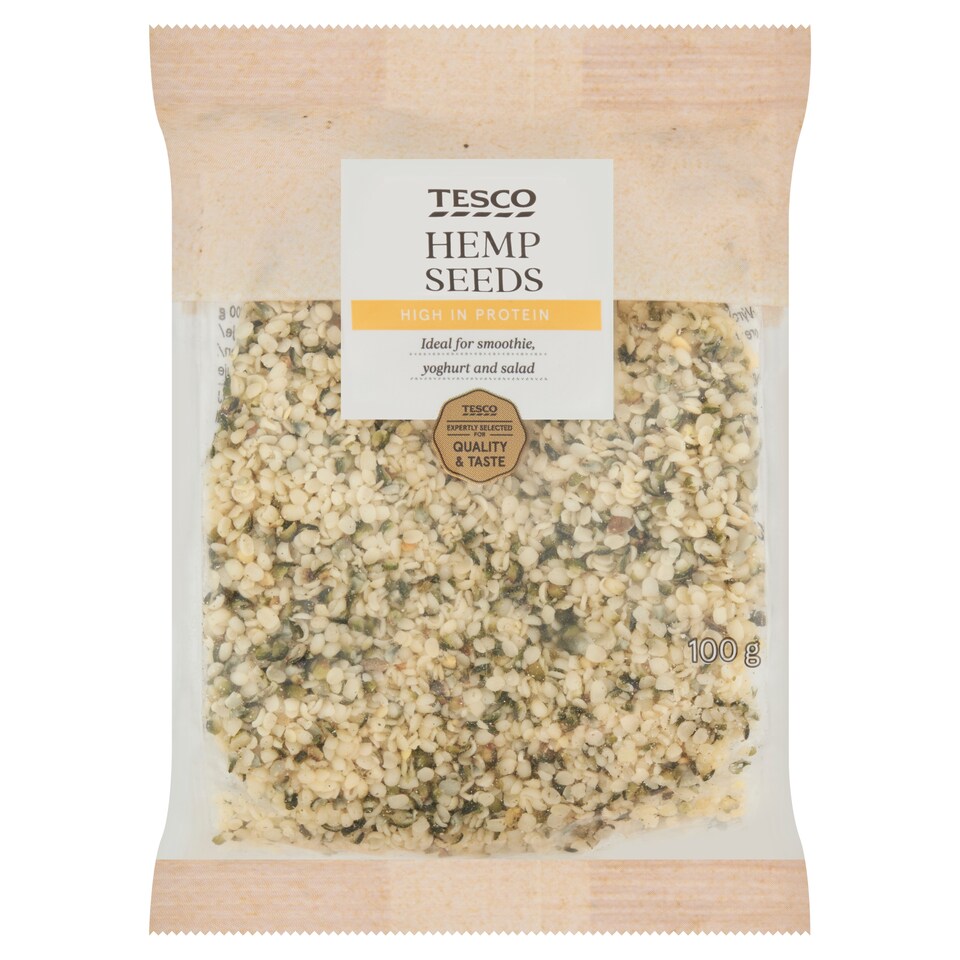 Tesco Konopná semena loupaná 100g