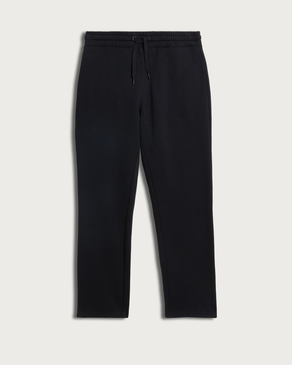 image 1 of F&F Active EVERYHOUR Cotton Rich Drawstring Open Hem Joggers in Black