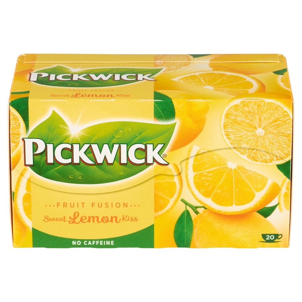 obrázok 1 z Pickwick Fruit Fusion Sweet Lemon Kiss ovocný čaj aromatizovaný s citrusovým oplodím 20 x 2 g (40 g)