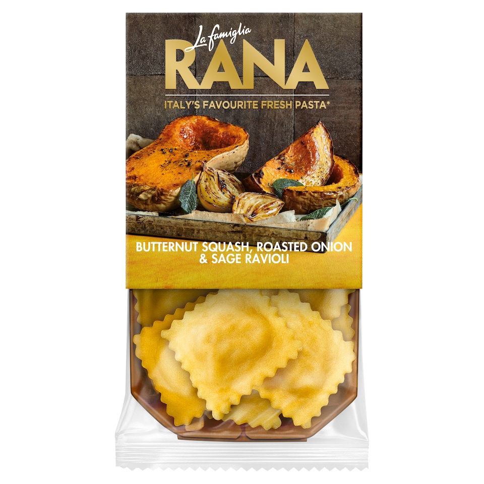 La Famiglia Rana Butternut Squash, Roasted Onion & Sage Ravioli 250g