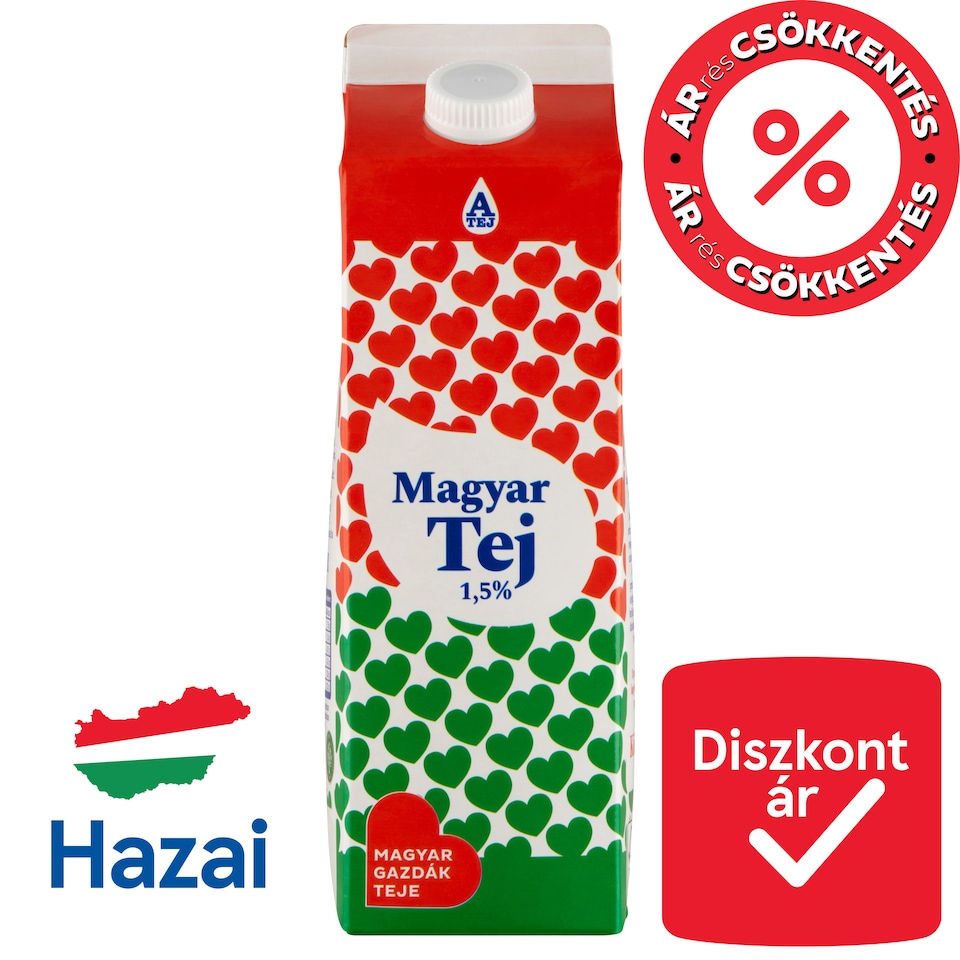 image 1 of Magyar Tej ESL Milk 1,5% 1 l
