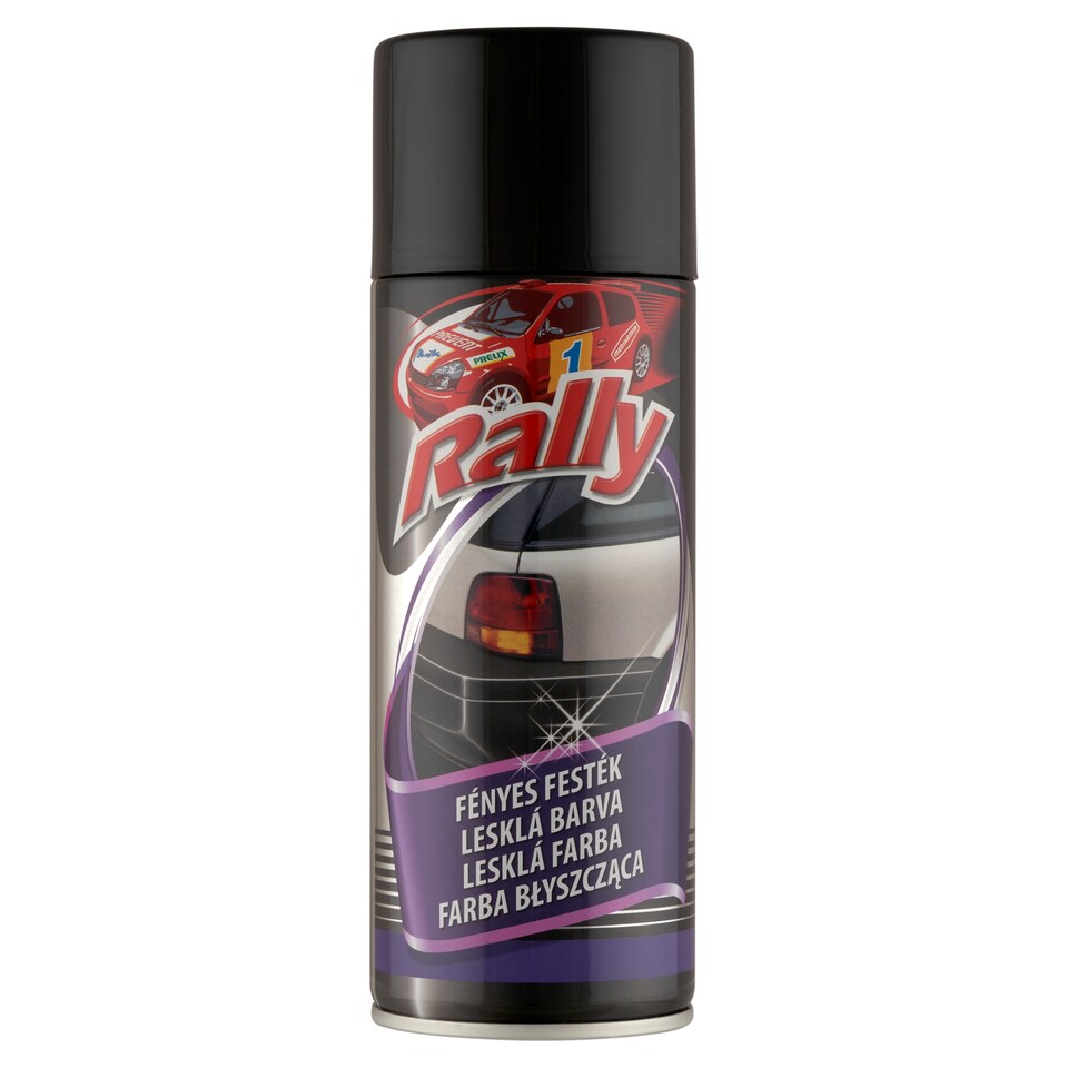 Rally Lesklá farba čierna 400 ml