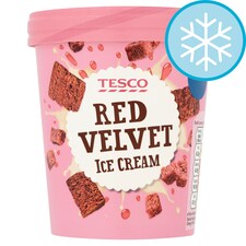 Tesco Red Velvet Ice Cream 480ml