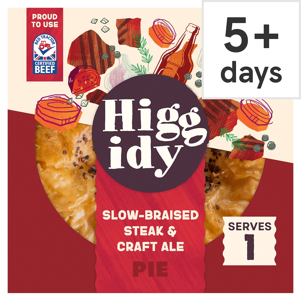 Higgidy Slow-Braised Steak & Craft Ale Pie 200g