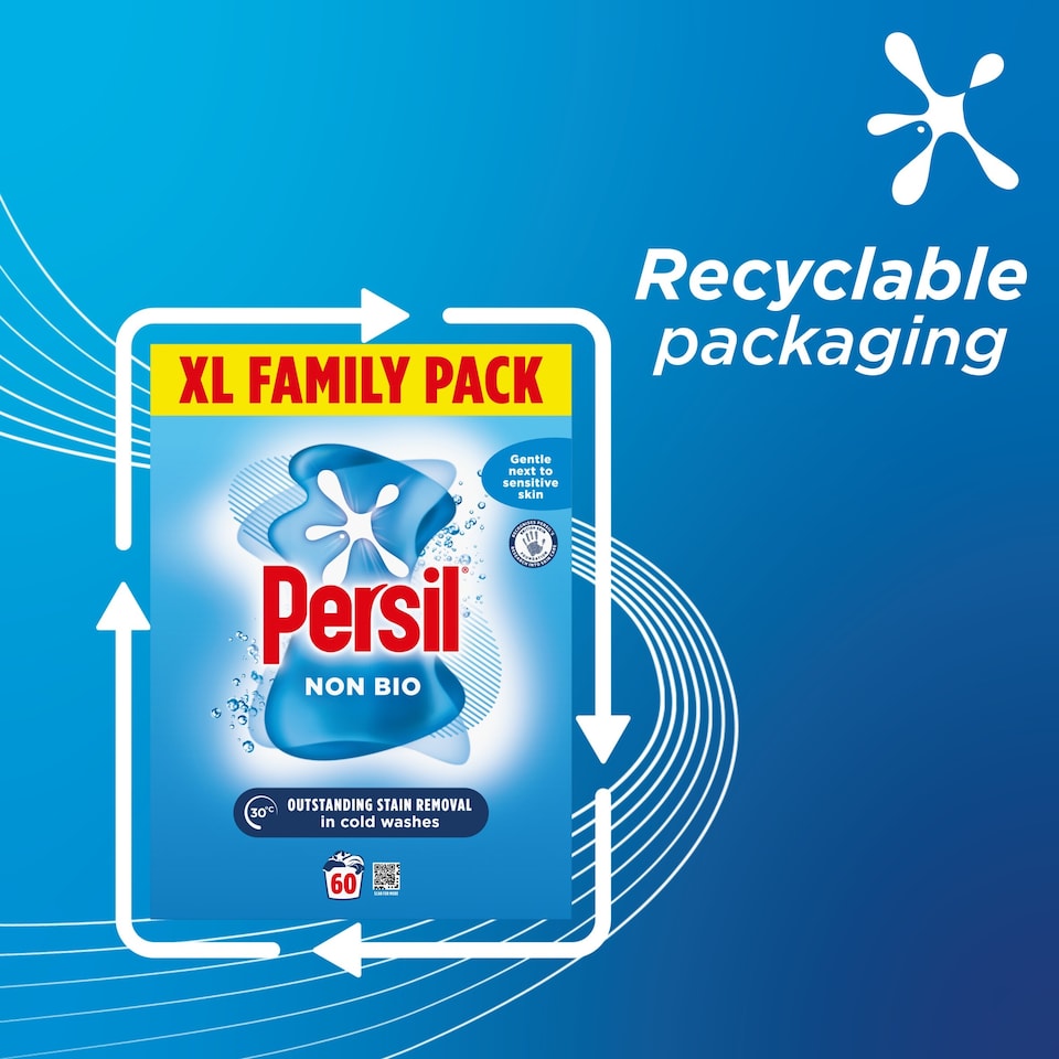 image 1 of Persil Non Biological Washing Powder 60 Wash 3Kg