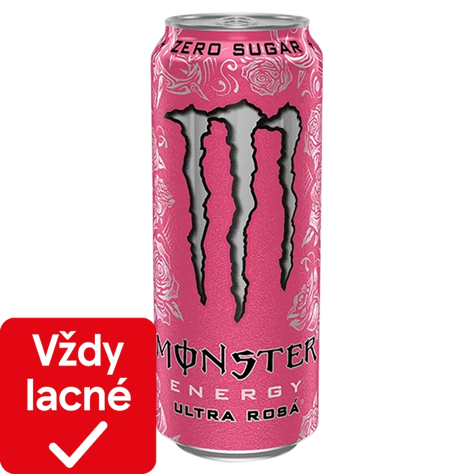 Monster Energy Ultra Rosá sýtený energetický nápoj 500 ml