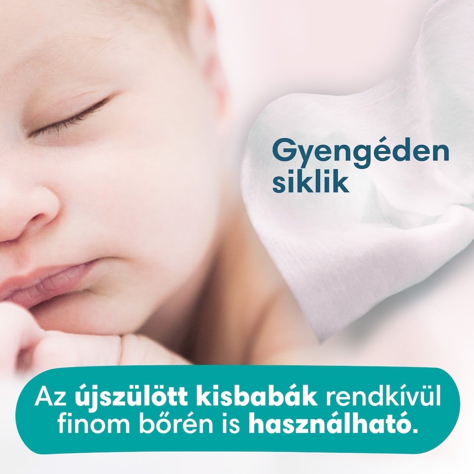 Pampers Sensitive Nedves Törlőkendő, 3 csomag = 156 db Törlőkendő  1. kép