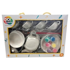 Go Create Paint Your Own Tea Set In Case