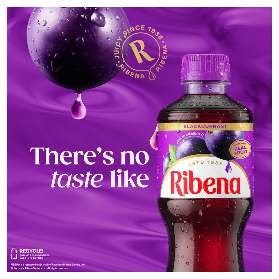 image 1 of Ribena Blackcurrant Juice Drink 500ml