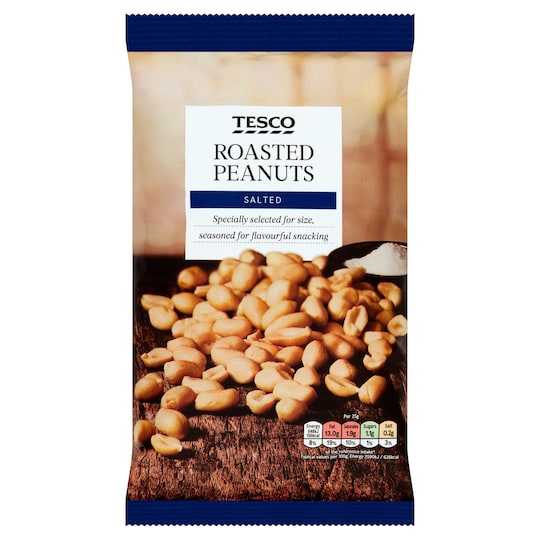 Tesco Roasted Salted Peanuts 550G Tesco Groceries