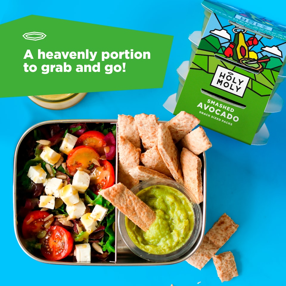 image 1 of Holy Moly Smashed Avocado 3 x 57g