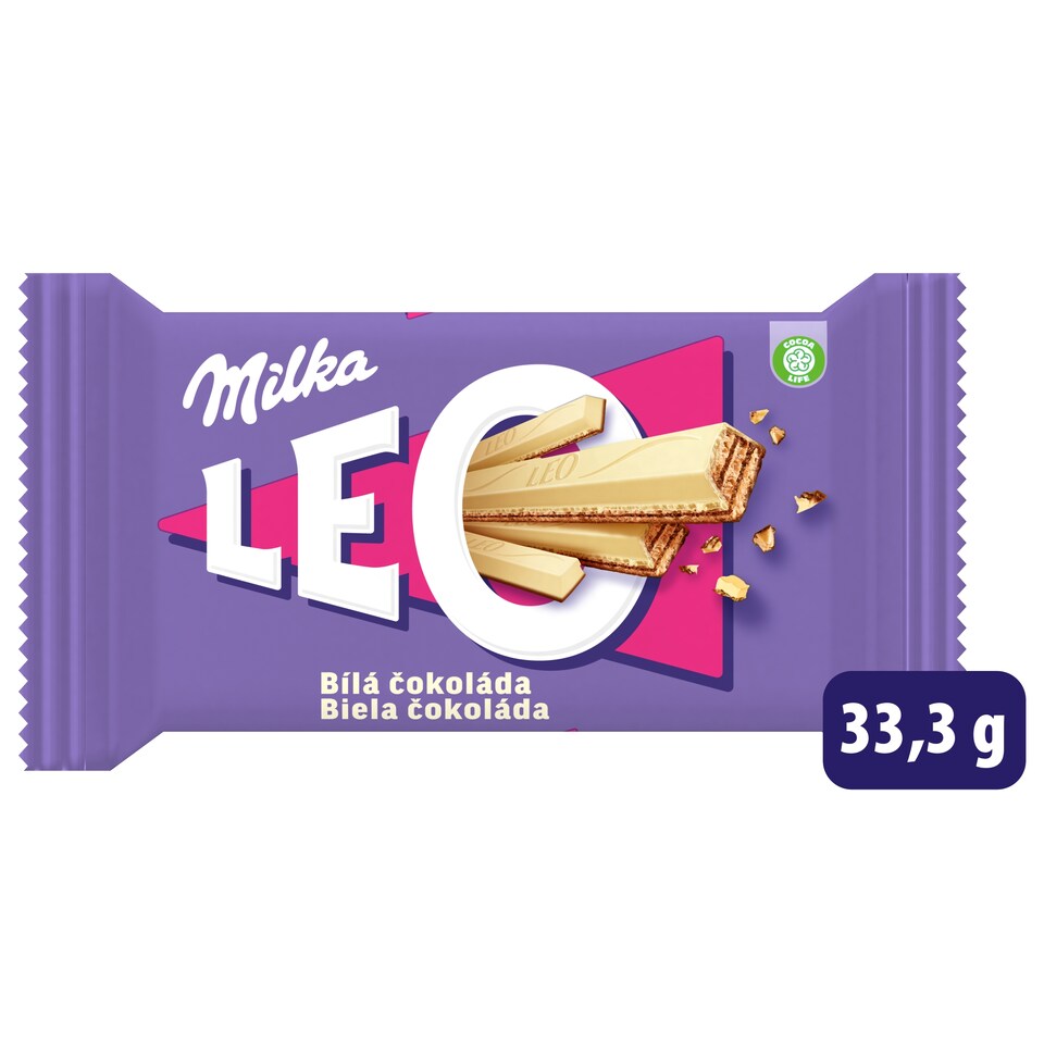 Milka Leo Bar with Wafers in White Chocolate 33.3 g