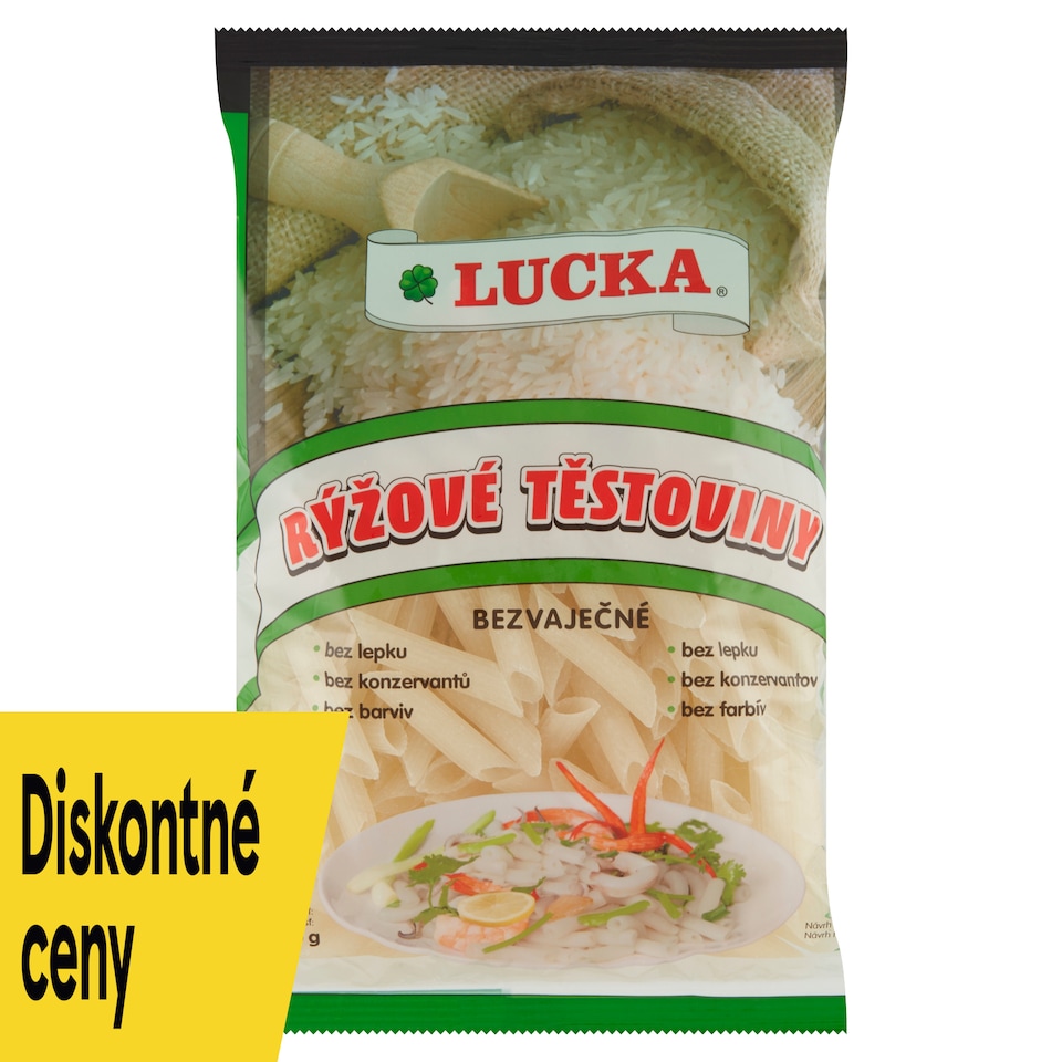 Lucka Penne ryžové cestoviny bezvaječné 300 g