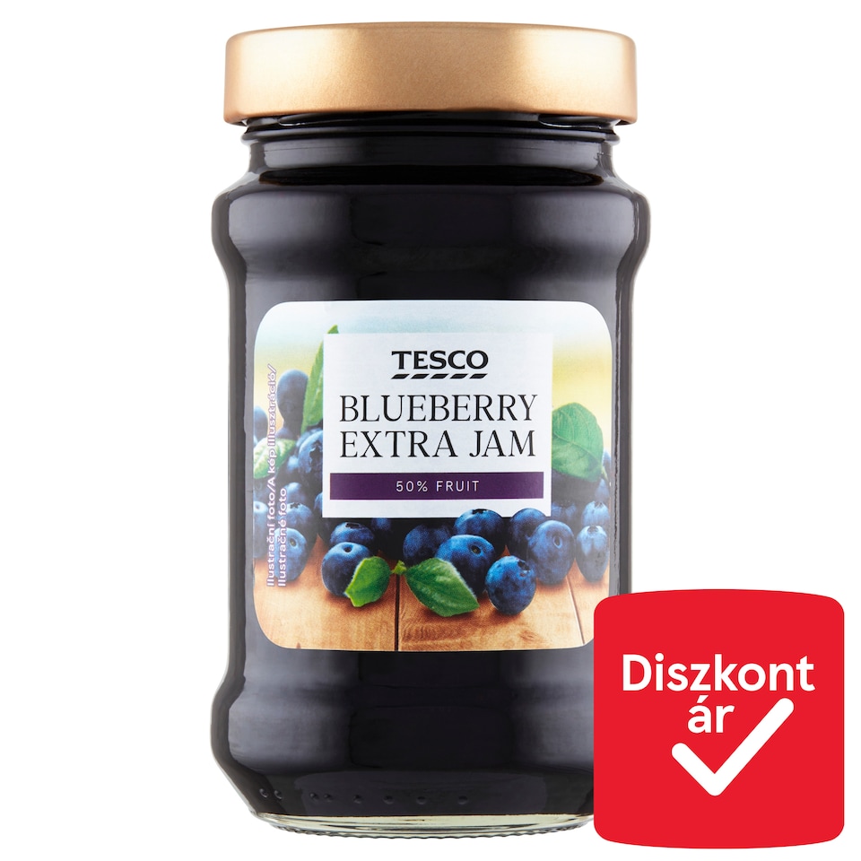 Tesco áfonyalekvár 450 g