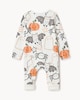image 2 of F&F Baby Pure Cotton Halloween Print Sleepsuit in Multi