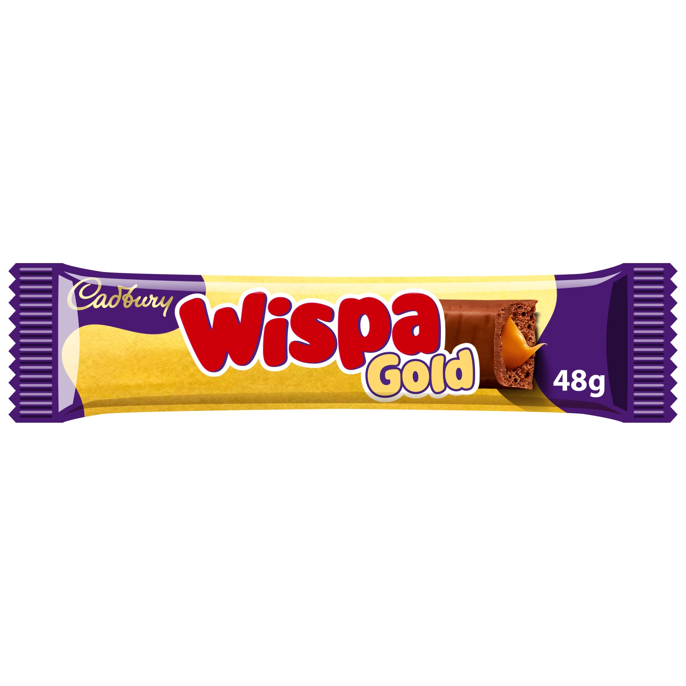 Cadbury Wispa Gold Chocolate & Caramel Bar Single 48g