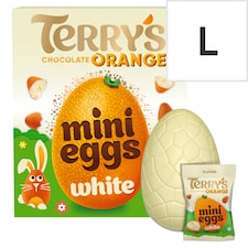 Terry's White Chocolate Orange Easter Egg And Mini Eggs 200G