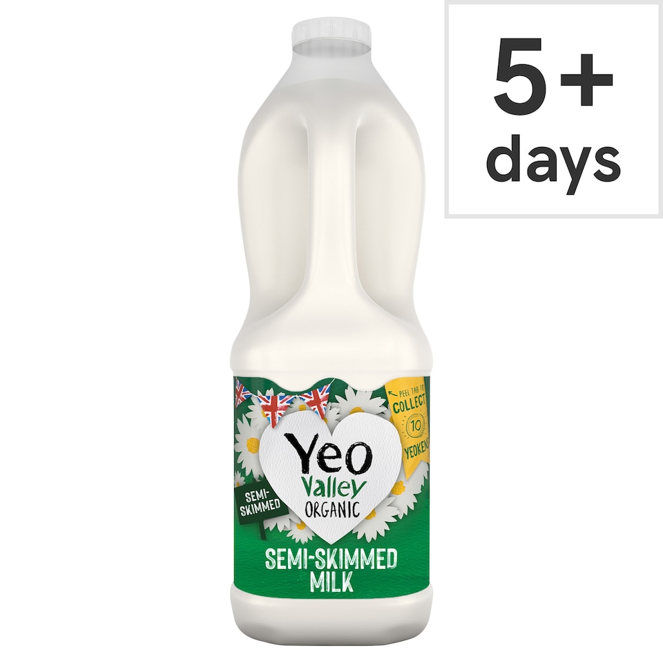 image 1 of Yeo Valley Organic Semi-Skimmed Fresh Milk 2L