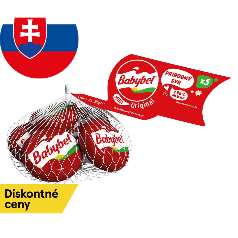 Babybel Mini Original 5 x 20 g (100 g)