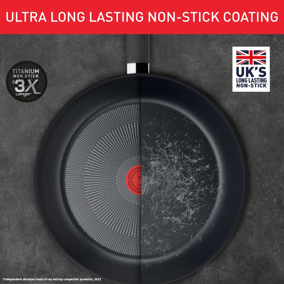 image 1 of Tefal Titanium Force Wok 28Cm
