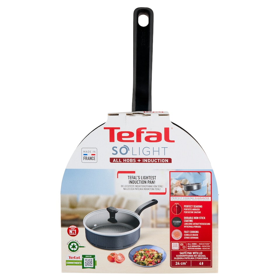 Tefal So Light párolóserpenyő fedővel 24 cm