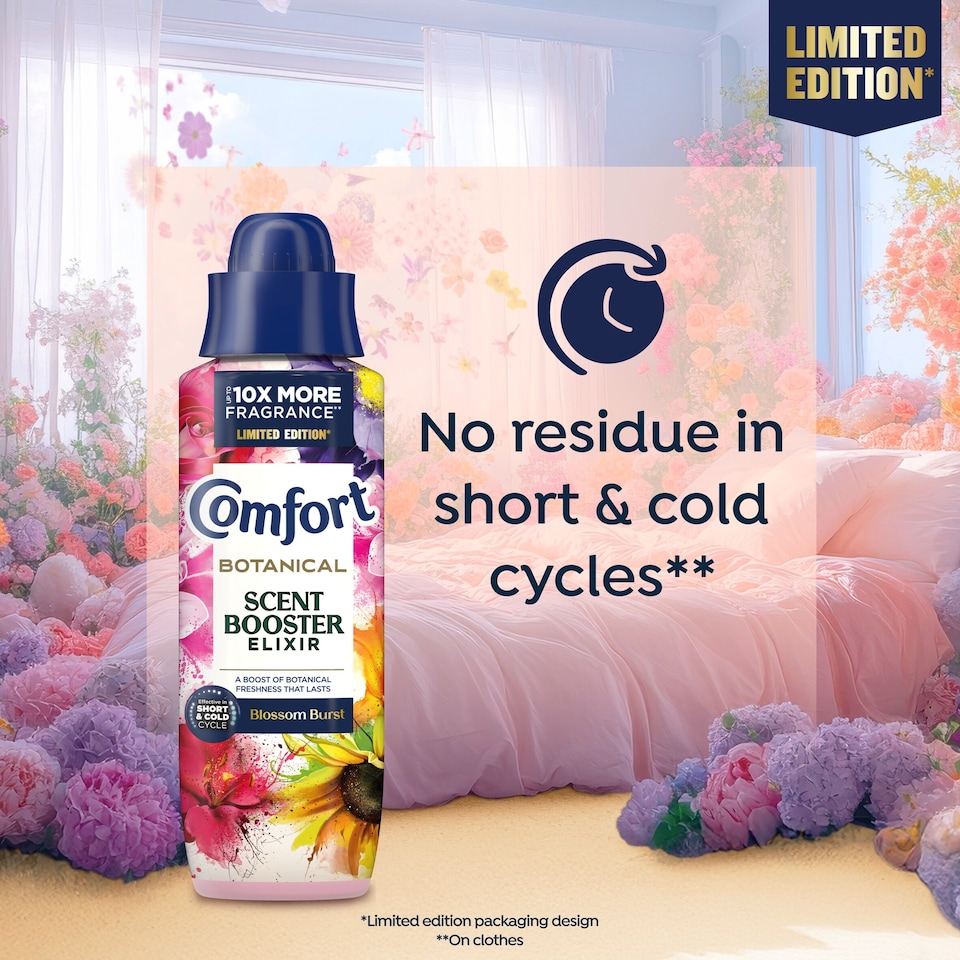 image 1 of Comfort Scent Booster Elixir Blossom Burst Limited Edition 20 Washes 460ml