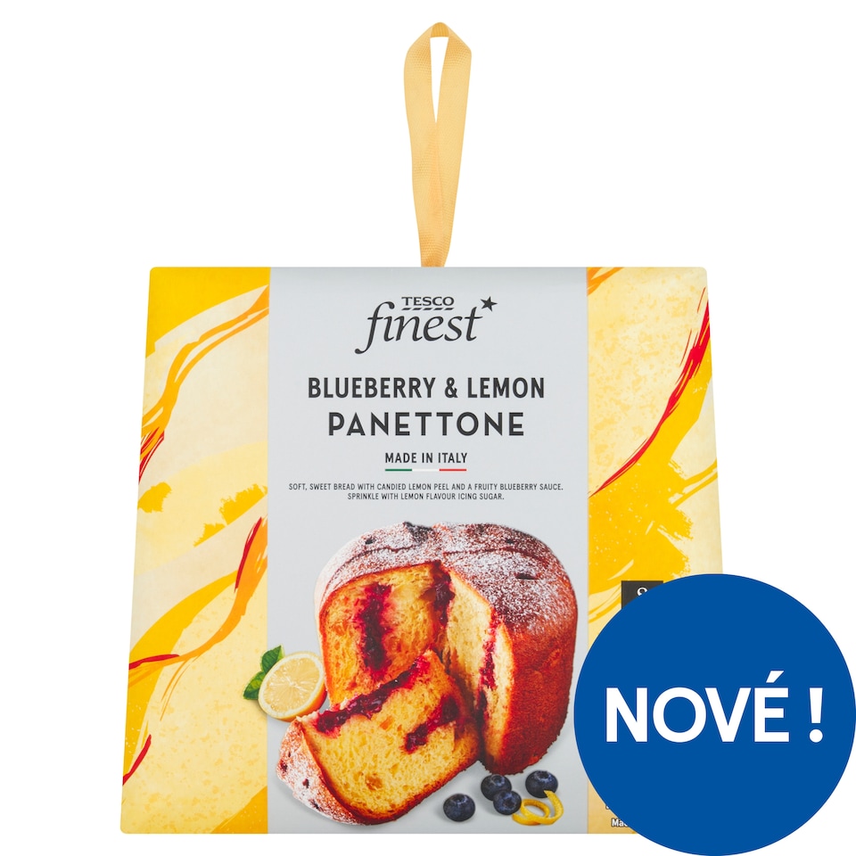 Tesco Finest Panettone s borůvkami a citronem 750g