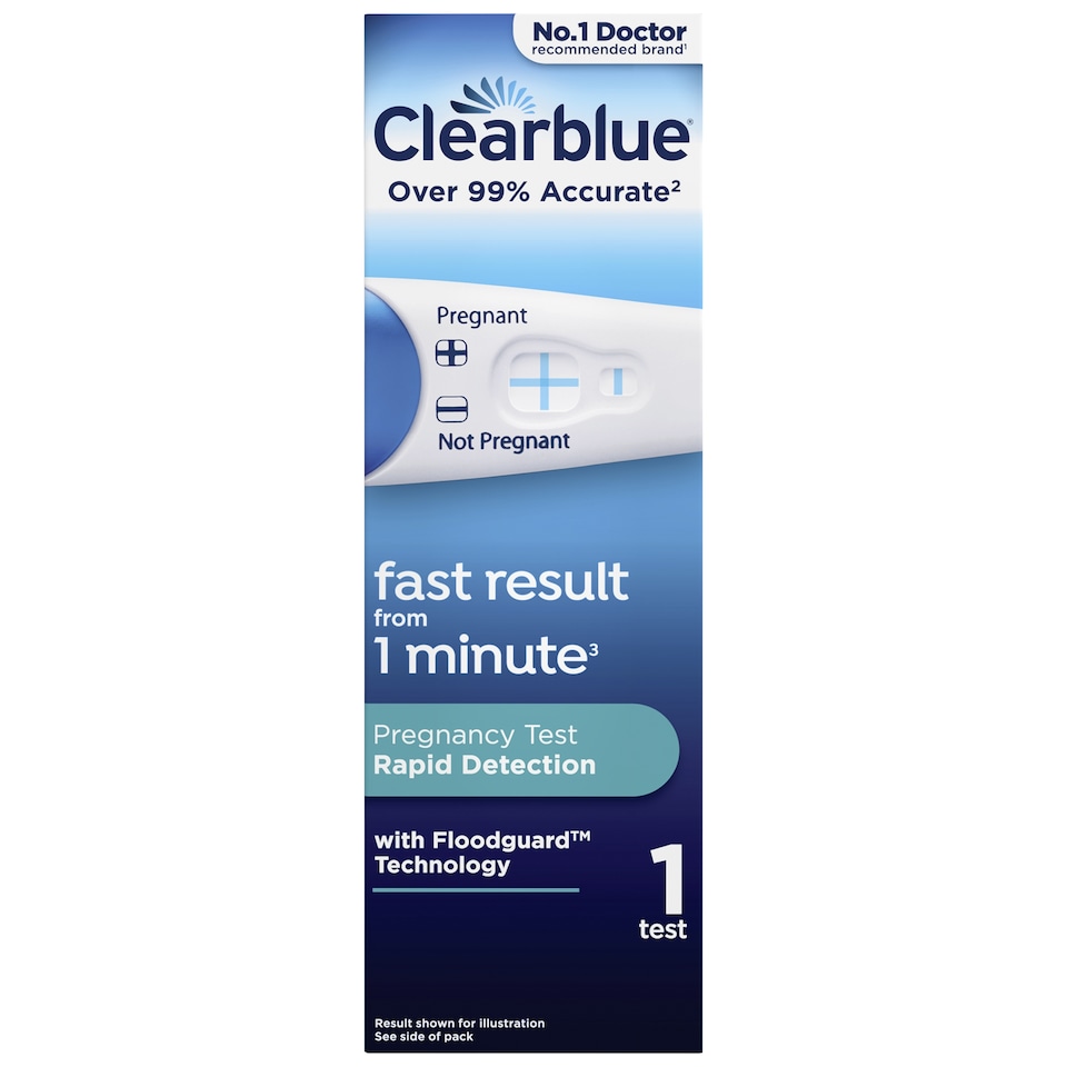 image 1 of Fast Clearblue Plus Visual Pregnancy Test 1Ct
