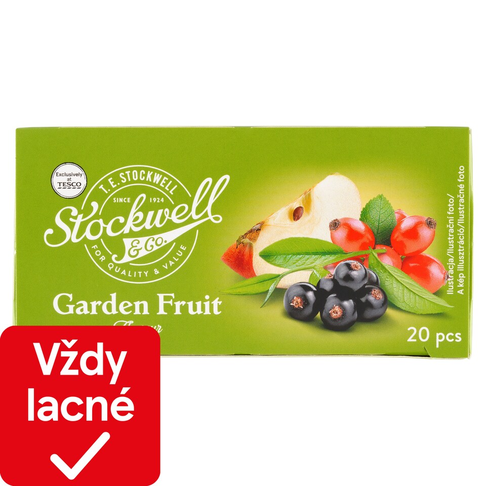 Stockwell & Co. Ovocný čaj s príchuťou záhradného ovocia 20 x 2 g (40 g)