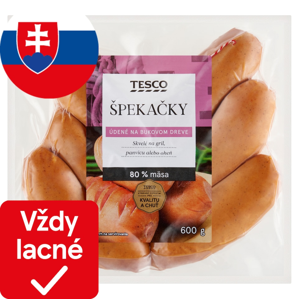 Tesco Špekačky 600 g