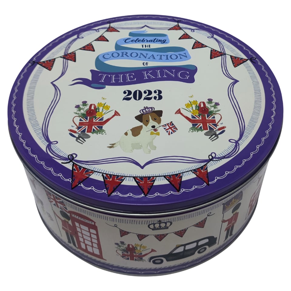 image 1 of Tesco Coronation Cake Tins Set Of 2